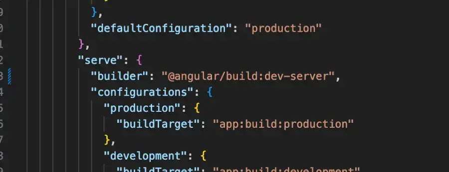 Using the new angular builder application in Angular 20.